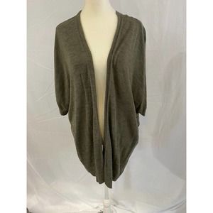 BANANA REPUBLIC Open Front Cardigan, Olive Green Color, Gently Used, Size XS/S.